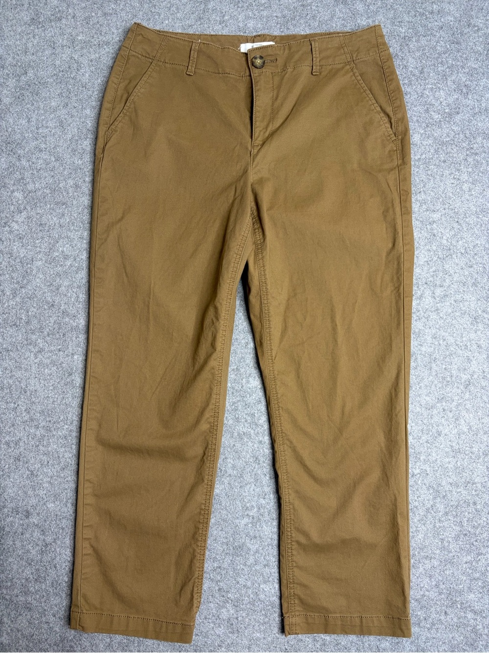 LOFT Women's Camel Cotton Chinos